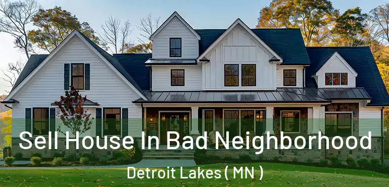  Sell House In Bad Neighborhood Detroit Lakes ( MN )
