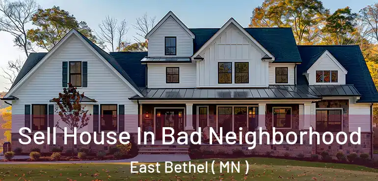  Sell House In Bad Neighborhood East Bethel ( MN )