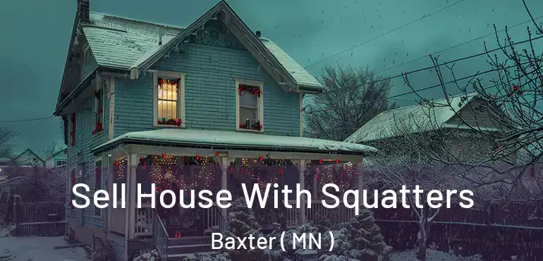  Sell House With Squatters Baxter ( MN )