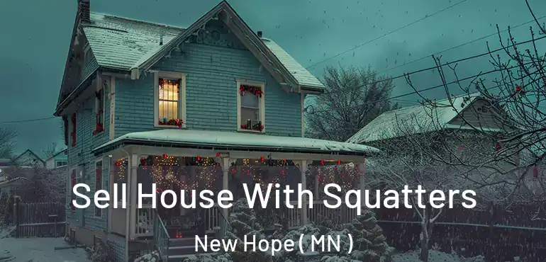  Sell House With Squatters New Hope ( MN )