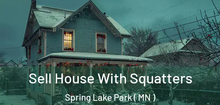  Sell House With Squatters Spring Lake Park ( MN )