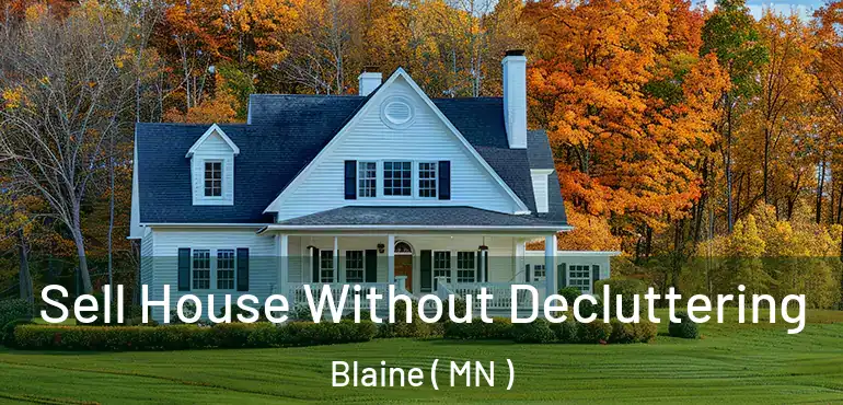  Sell House Without Decluttering Blaine ( MN )